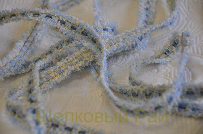 Тесьма голубая "Chanel" 1,5 см (д-1450)