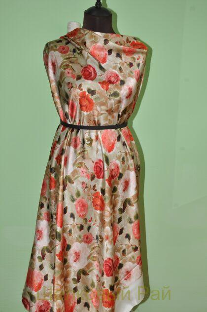 Шелк атласный "Blumarine" (д-75)