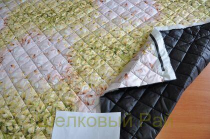 Курточная ткань с цветами (д-1321)