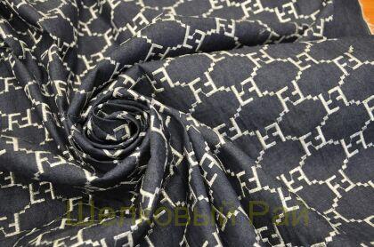 Джинсовая ткань "Fendi" (д-1298)