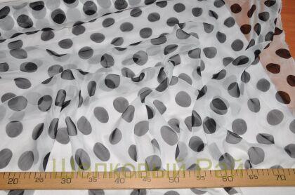 Шифон крупный горох "Dolce&Gabbana" (д-602)