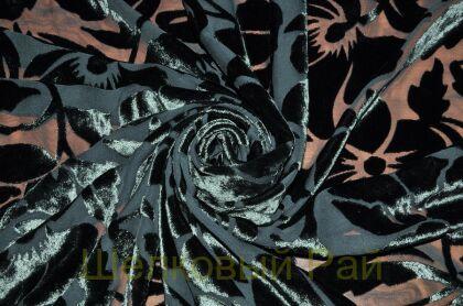 Ткань бархат деворе (д-831)