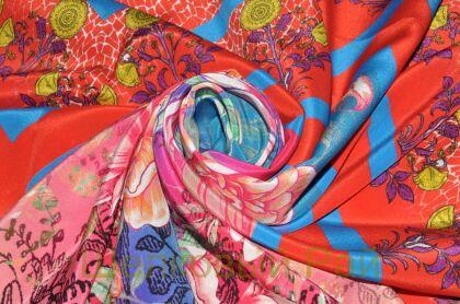 Шелк крепдешин купон (д-816)