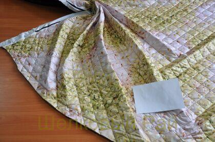 Курточная ткань с цветами (д-1321)