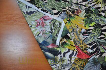 Шелк креп стрейч тропики (д-1177)