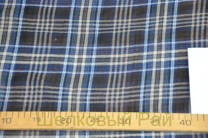 Хлопок рубашечный с люрексом (д-1256)