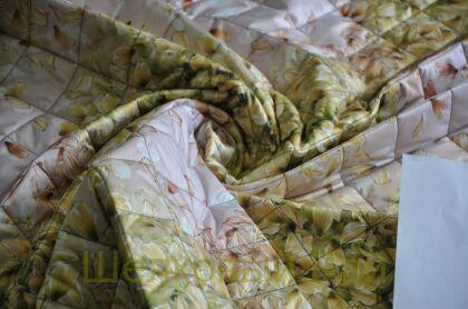 Курточная ткань с цветами (д-1321)