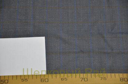 Костюмная ткань серая клетка (д-994)