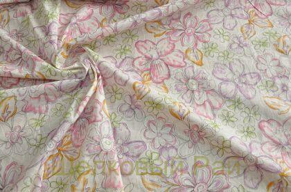 Хлопок с напылением "Alberta Ferretti" (д-204)