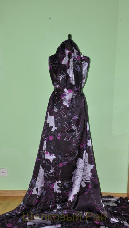 Брендовый шелк атласный "Liu Jo" (№-52)