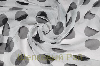 Шифон крупный горох "Dolce&Gabbana" (д-602)