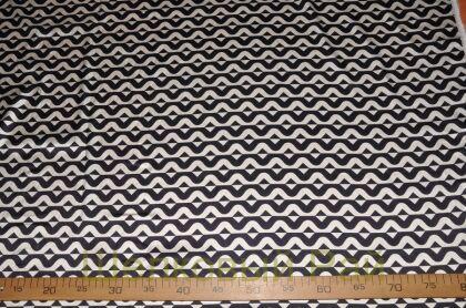 Атласный шелк стрейч зигзаги (д-838)