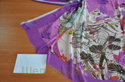 Шифон купон шелковый "Giorgio Armani" (б-21)