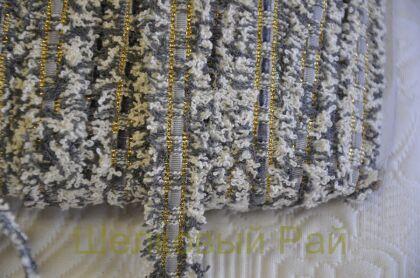 Тесьма серая "Chanel" 1,5 см (д-1444)