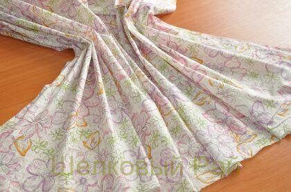 Хлопок с напылением "Alberta Ferretti" (д-204)