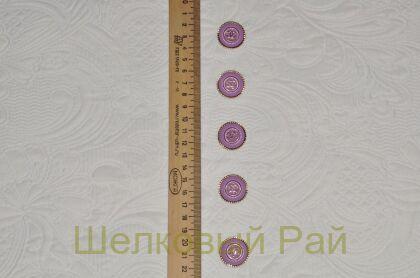 Пуговицы с логотипом сиреневые "Chanel" (д-1228)