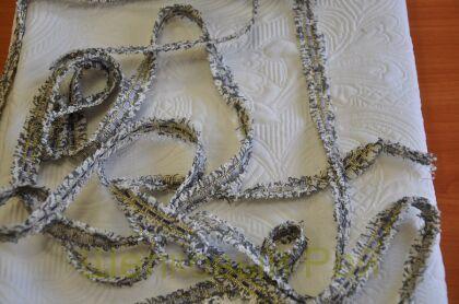 Тесьма серая "Chanel" 1,5 см (д-1444)