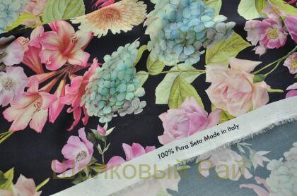 Шелк атласный "Blumarine" (д-77)