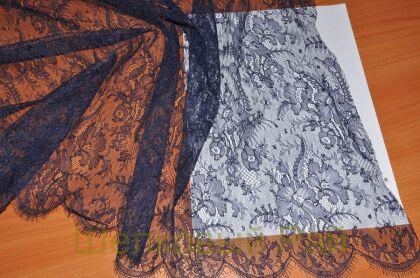 Кружево "Solstiss" (темно-синий) б-235