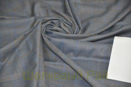 Костюмная ткань серая клетка (д-994)