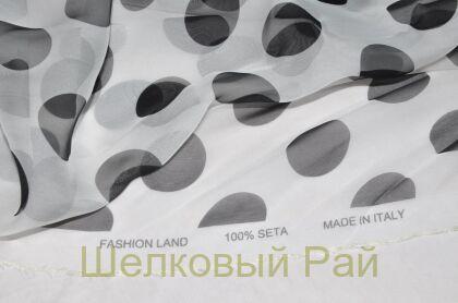 Шифон крупный горох "Dolce&Gabbana" (д-602)