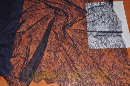 Кружево "Solstiss" (темно-синий) б-235