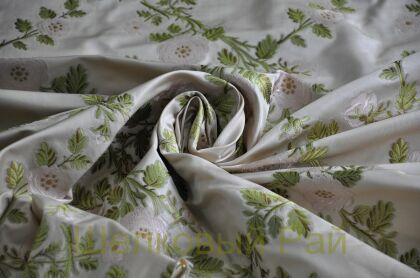 Шелк жаккард "GUCCI" (д-1003)