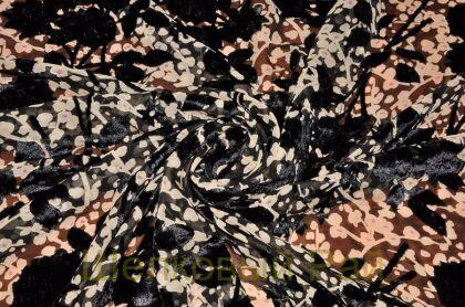 Бархат деворе на шелке "Armani" (д-830)