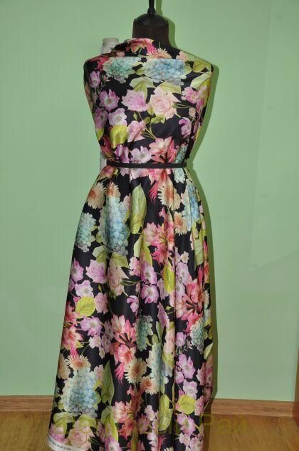 Шелк атласный "Blumarine" (д-77)