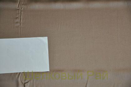 Шелк-эластан светло-коричневый цвет (д-945)