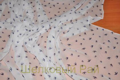 Шифон ласточки (д-1303)