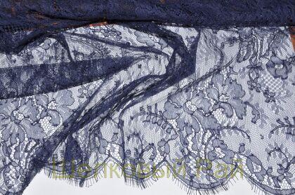 Кружево "Solstiss" (темно-синий) б-235