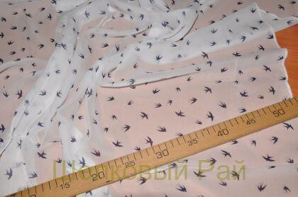 Шифон ласточки (д-1303)