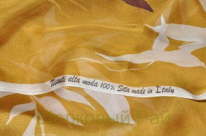 Шифон шелк "Ласточки" (д-833)