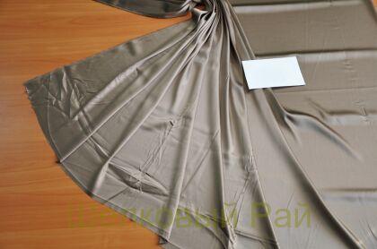 Шелк-эластан светло-коричневый цвет (д-945)