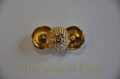 Пуговицы "Chanel" металлические золотые 23 мм (д-1425)