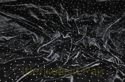 Бархат на шелке "Dolce&Gabbana" (д-1075)