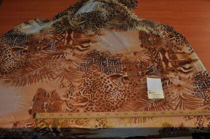 Сетка стрейч леопард "R.Cavalli" (д-788)