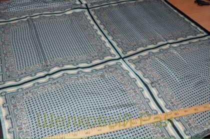 Шелк натуральный-купоны (б-181)