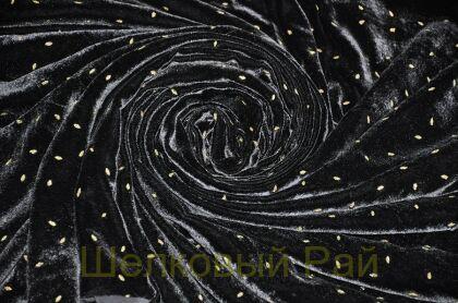 Бархат на шелке "Dolce&Gabbana" (д-1075)