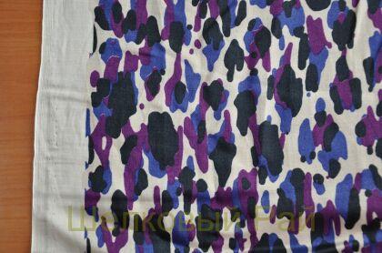 Вискоза атласная леопард (в-8)