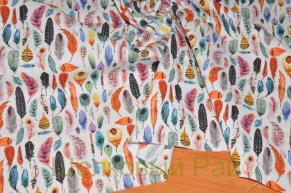 Хлопок поплин перья (д-817)