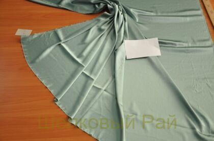 Шелк стрейч салатовый цвет (г-48)