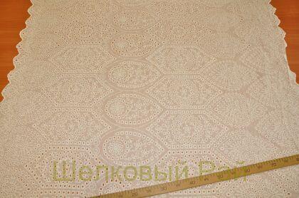 Шитье белое рисунок геометрический (к-32)