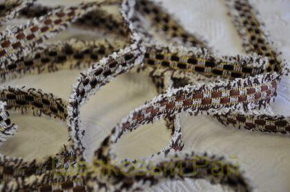 Тесьма коричневая "Chanel" 2,0 см (д-1442)