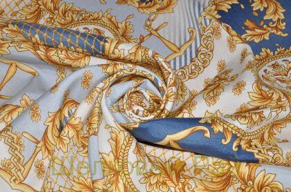 Крепдешин стрейч шелковый "VERSACE" (д-850)