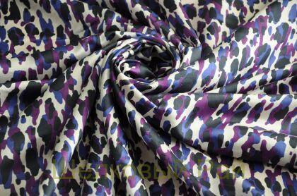 Вискоза атласная леопард (в-8)