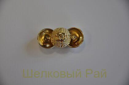 Пуговицы "Chanel" металлические золотые 23 мм (д-1425)