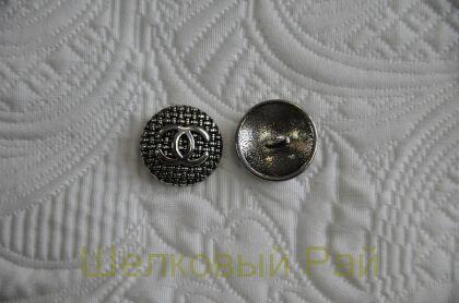Пуговицы металлические с логотипом "Chanel" (д-1239)