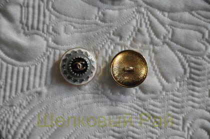 Пуговицы металлические с логотипом "Chanel" (д-1242)